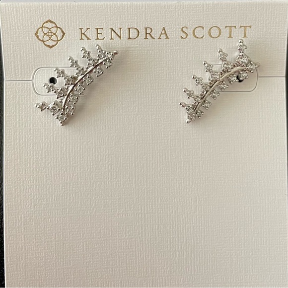 Kendra Scott Jewelry - Kendra Scott Laurie Ear Climber Earrings in Silver